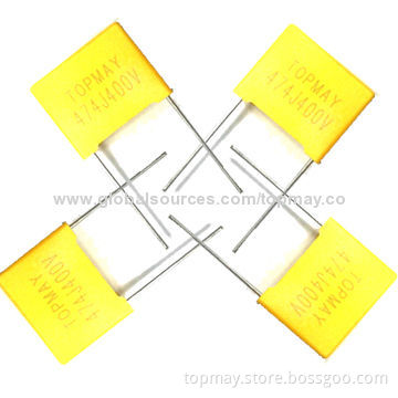 Metalized Polyester Film Capacitor, Suitable for Direct Current, Blocks and VHF Signals